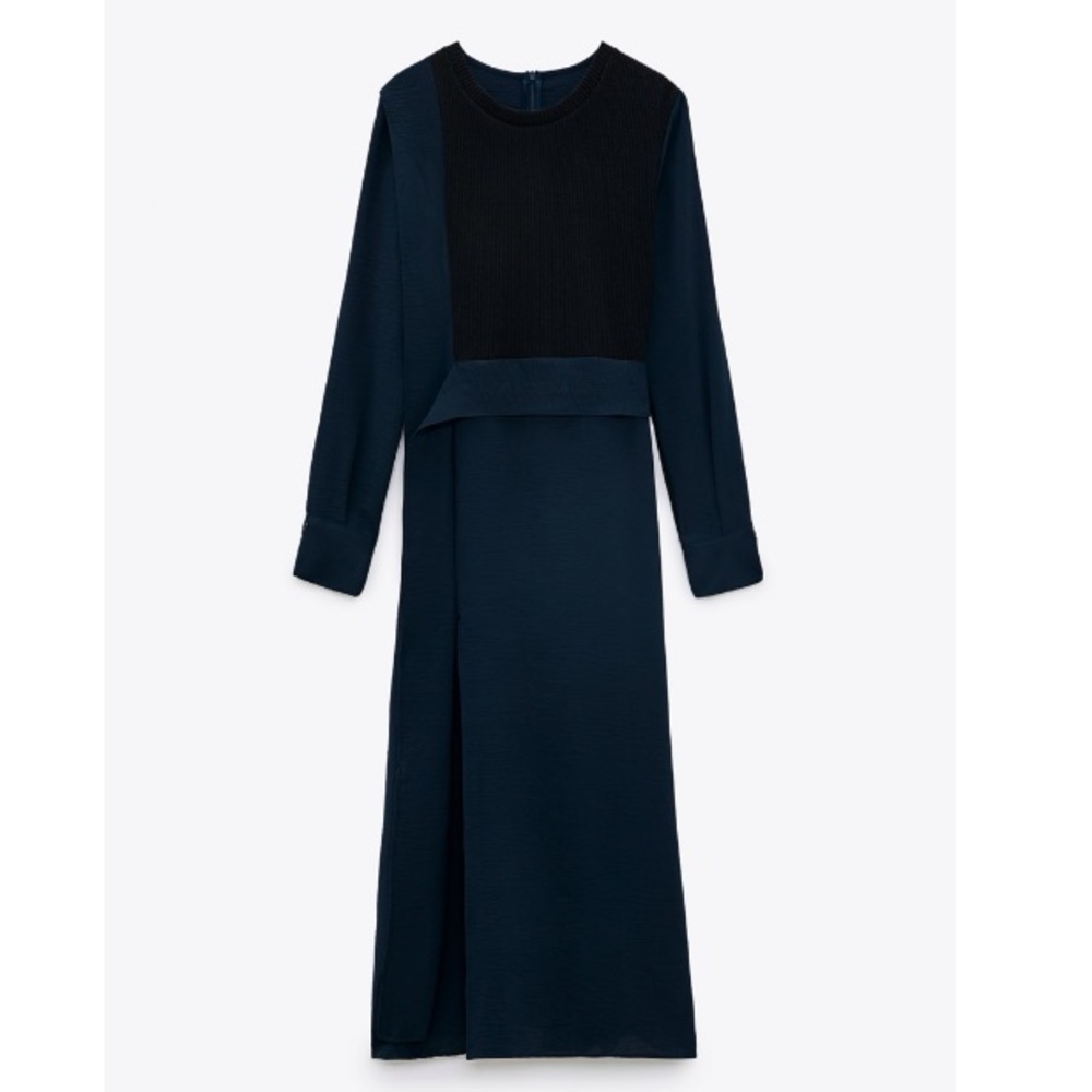 Zara Combination Dress Size S NWT